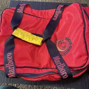 Vintage Marlboro Insulated Cooler Duffle Bag Adventure Team 1990 Lizard Rock